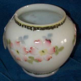 Consolidated Coreopsis Milk Glass Vase  