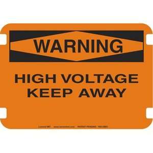 10 x 14 Standard Warning Signs  High Voltage Keep Away  
