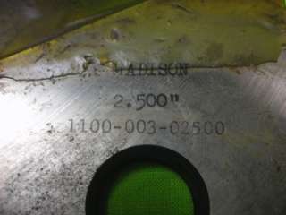 MADISON G A 1215 SPADE DRILL CUTTER TOOL HOLDER 2 3/8  