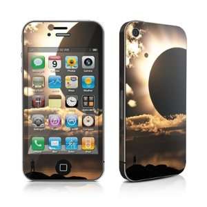Moon Shadow Design Protective Skin Decal Sticker for Apple iPhone 4 