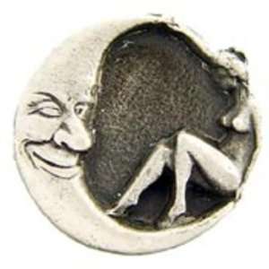  Moon Lady Pin Pewter 1 Arts, Crafts & Sewing