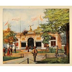  1893 Chicago Worlds Fair Montana State Building Print 