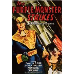  The Purple Monster Strikes (1945) 27 x 40 Movie Poster 