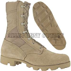 Mens Made in USA LEATHER Tan COMBAT WORK BOOT Hunting  