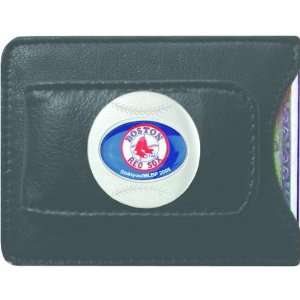  MLB Boston Red Sox Leather Money Clip Jewelry