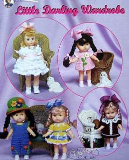 Crochet Little Darling Doll Wardrobe Annie Potter OOP  