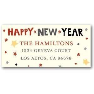  Holiday Return Address Labels   Party Hat People By Pin 