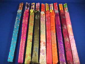 10 Pairs CHOPSTICKS w/ Silk Covers Great for Hair NEW  