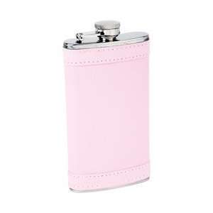  Maxam 6Oz Ss Flask with Pink Wrap 
