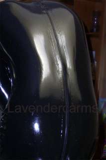 sexy 100 % latex cat suit black latex catsuit without gloves socks 