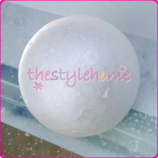 10/lot 7cm STYROFOAM (Polystyrene) Foam Craft Balls WHT  