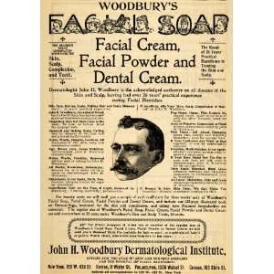  1898 Vintage Ad John H. Woodbury Facial Soap Powder 