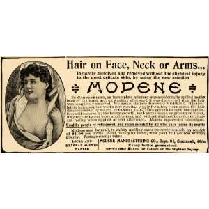  1900 Ad Modene Manufacturig Face Neck Arm Hair Remover 
