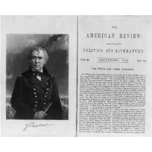  Zachary Taylor(1784 1850)President,American Whig Review 