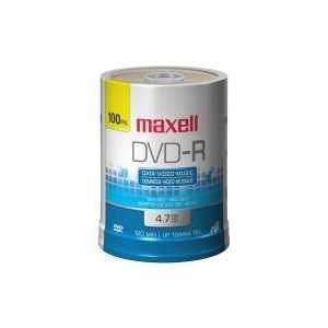  Maxell DVD R 4.7GB 120 Minute Supports 16x Recording 100 