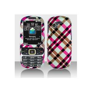  Samsung T479 Gravity 3 Graphic Case   Pink Plaid Cell 