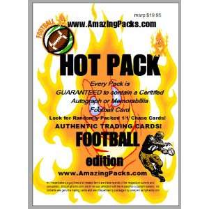  Football Hot Pack Guaranteed Auto or Memorabilia by 