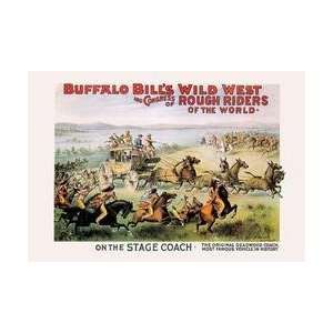  Buffalo Bill On the Stagecoach 20x30 poster