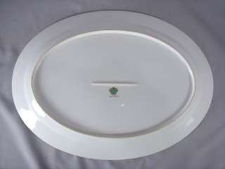 Meito China Hand Painted 16 Oval Serving Platter  