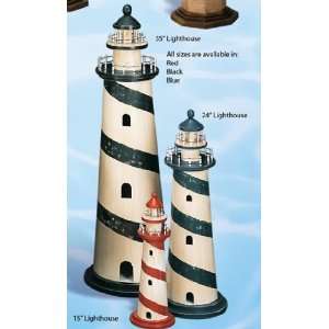 35 Inch Mini Wood Lighthouse 