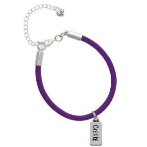  Create Charm on a Purple Malibu Charm Bracelet Jewelry