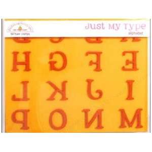   Alphabet Stamp Set (1)   Just My Type Font Arts, Crafts & Sewing