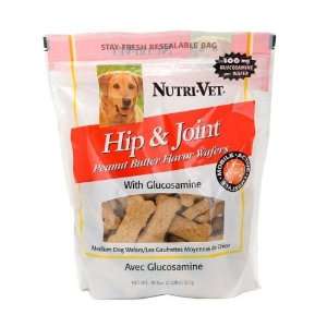  Hip & Joint Dog Treat, 8 oz Peanut Butter Biscuit Pet 