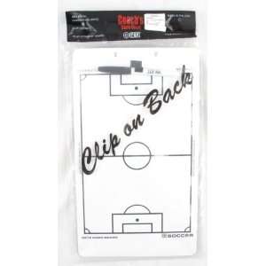   Dry Erase Soccer Game Board with Clipboard and Pen 