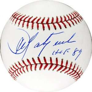  Carl Yastrzemski Autographed Baseball with HOF 89 