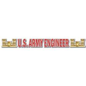  United States Army Engineer Window Strip Decal Sticker 20 
