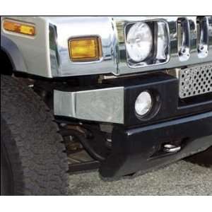 Hummer H2 Stainless Steel Front Bumper Replacement Chrome Corners 