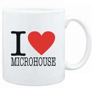  Mug White  I LOVE Microhouse  Music