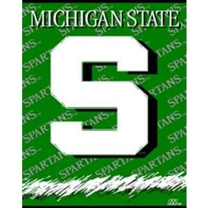Michigan State Spartans 48x60 Focus Series Acrylic Triple Woven 