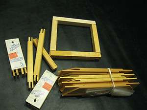 Lot of Picture Frame pieces Uni stretch Wood Photo Craft Art  