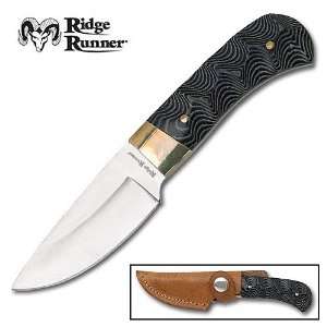    Ridge Runner Hunter Knife Micarta Handle