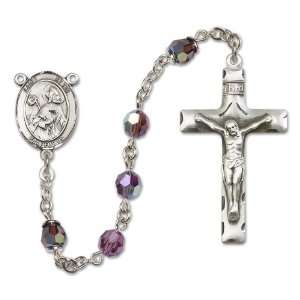   Made in the U.S.A., the Rosary features a St. Saint Kevin Medal