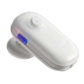  iVoice Noise Cancelling Bluetooth Headset   White Cell 