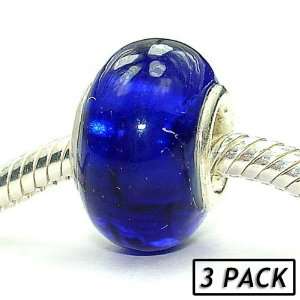  Coastal Collection Silver Glass Beads (3 Pack)   Mexi Coma 