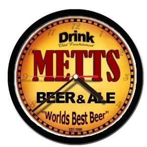  METTS beer and ale cerveza wall clock 