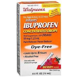   Infants Ibuprofen Concentrated Drops, Berry, .5 