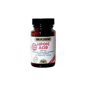  Biochem Alpha Lipoic Acid 200 mg 50 Vegicaps, Country Life 