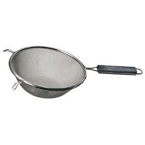  Stainless Steel Double Mesh Strainer, 8 Bowl Dia 