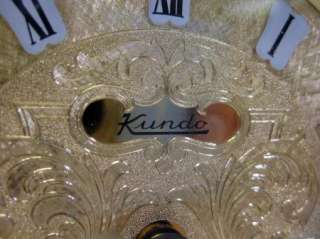 Vintage Brass KIENINGER & OBERGFELL KUNDO 400 Day Anniversary Clock 