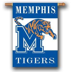   MEMPHIS TIGERS 2 SIDED 28 X 40 BANNER W/ POLE SLEEVE Sports