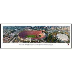  USC Trojans Memorial Coliseum Framed Panoramic Picture 
