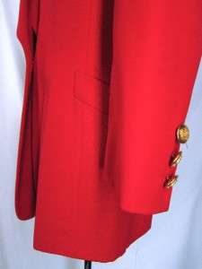 Escada red blazer Margaretha Ley size 40 Euro Mint (MN857)  