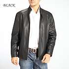 004 Mens Slim Fit new wave South Korean PU leather Coat Jackets