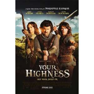  Your Highness Original Movie Poster Double Sided 27x40 
