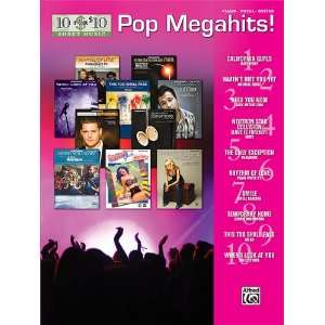    10 for 10 Sheet Music Pop Megahits Book