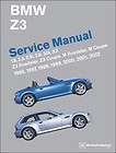 BMW Z3 Roadster Z3 Coupe M Roadster M Coupe Service Manual 1996 2002 